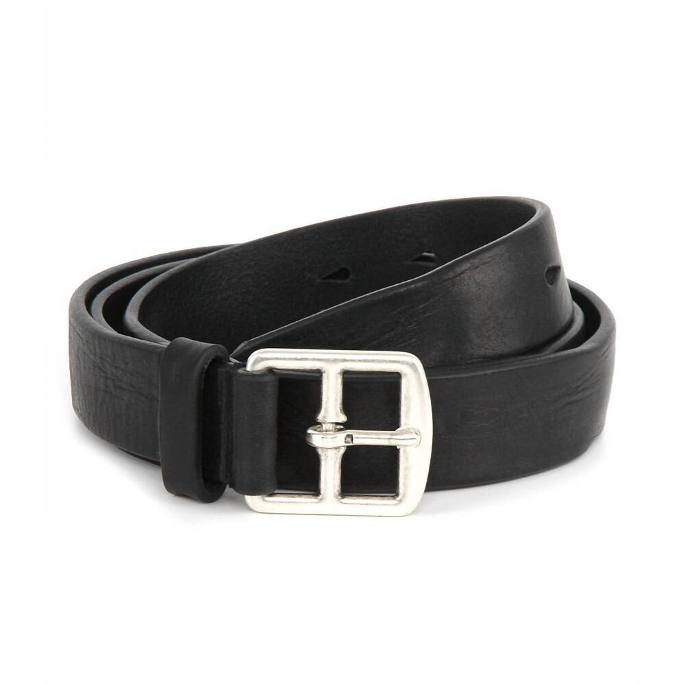 NEW HARTFORD men's austin leather belt in nero